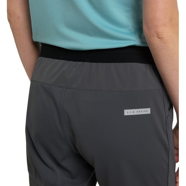 Haglöfs L.I.M Hybrid Softshell Pant W – Pantaloni softshell hibrizi pentru tură de schi - Gri închis Magnetite