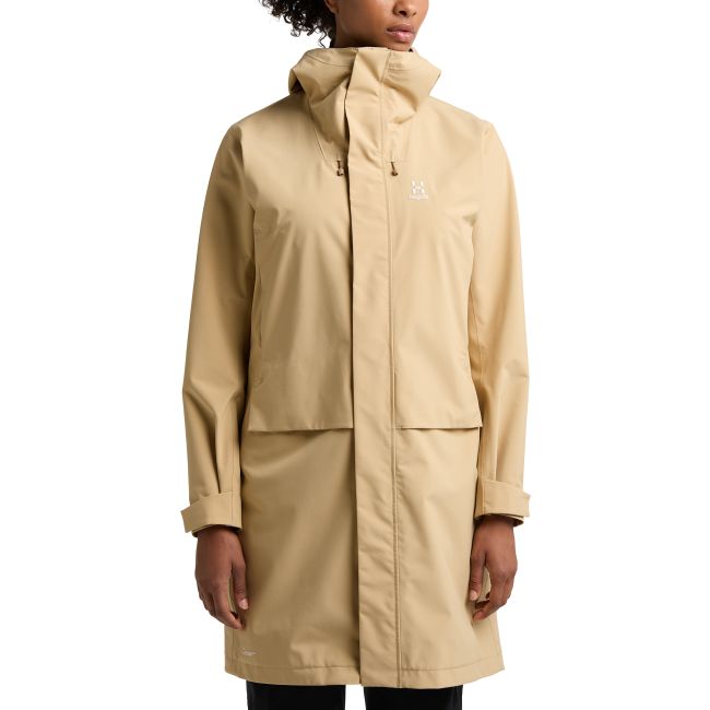 Haglöfs Aria Proof Parka W – Parka impermeabilă - Bej Sand