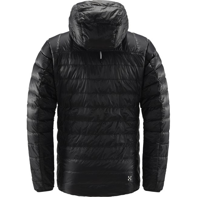 Haglöfs L.I.M Down Hood – Geacă din puf ultraușoară cu glugă - Negru True Black