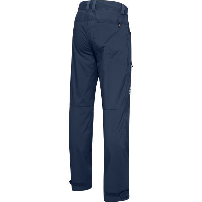 Haglöfs Lite Standard Pant – Pantaloni outdoor ușori de vară - Albastru închis Tarn Blue