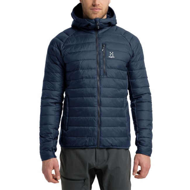 Haglöfs Spire Mimic Hood – Geacă izolată Mimic cu glugă - Albastru închis Tarn Blue Solid