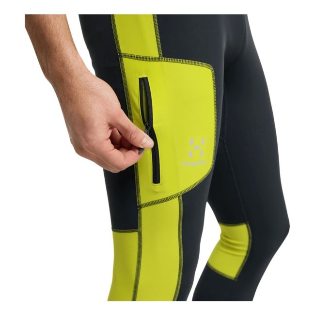 Haglöfs L.I.M Winter Tights – Colanți de iarnă - Gri închis/verde