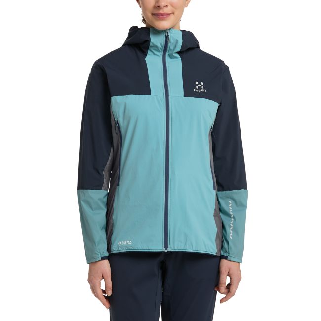 Haglöfs L.I.M Alpha Hood W – Geacă izolată ușoară cu glugă - Albastru Frost blue/Tarn blue