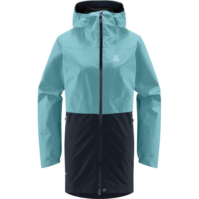 Haglöfs Wilda GTX Parka W – Parka GORE-TEX - Albastru Frost blue/Tarn blue