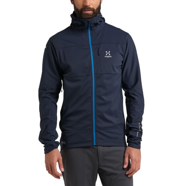 Haglöfs L.I.M Hybrid Softshell Jacket – Geacă softshell hibridă pentru tură de schi - Albastru Tarn Blue/Nordic Blue