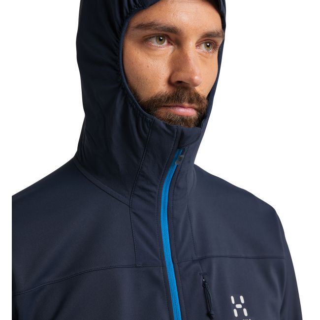 Haglöfs L.I.M Hybrid Softshell Jacket – Geacă softshell hibridă pentru tură de schi - Albastru Tarn Blue/Nordic Blue