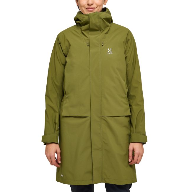 Haglöfs Aria Proof Parka W – Parka impermeabilă - Verde Olive Green