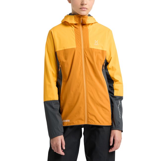 Haglöfs L.I.M Alpha Hood W – Geacă izolată ușoară cu glugă - Galben Desert Yellow/Sunny Yellow