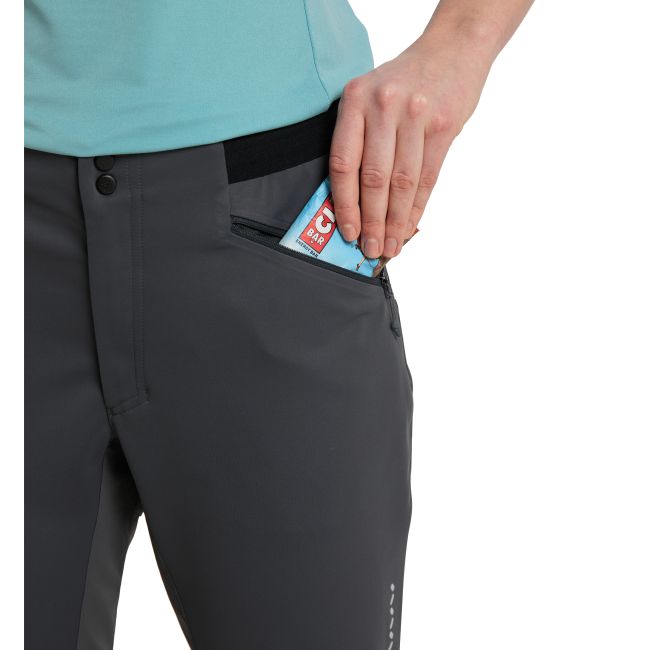 Haglöfs L.I.M Hybrid Softshell Pant W – Pantaloni softshell hibrizi pentru tură de schi - Gri închis Magnetite