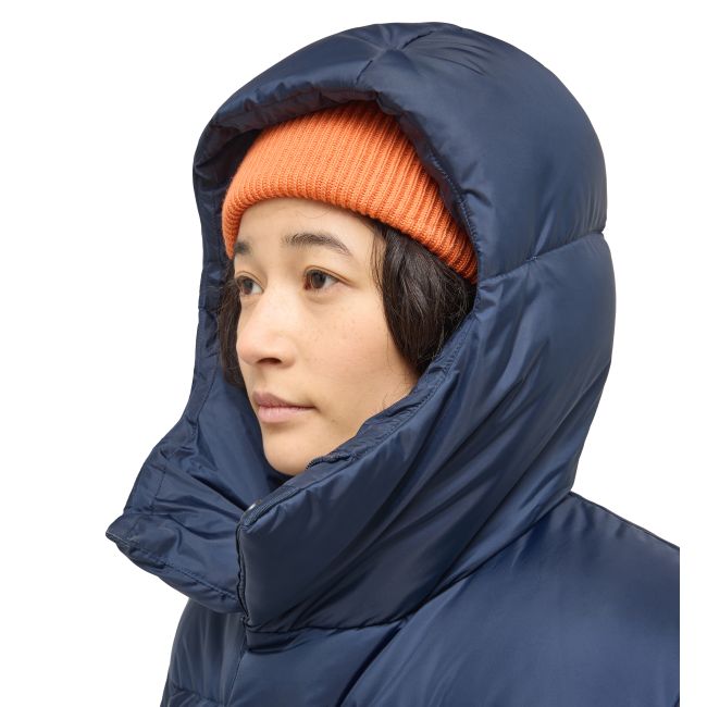 Haglöfs Long Down Parka W – Parka lungă din puf - Albastru închis Tarn Blue