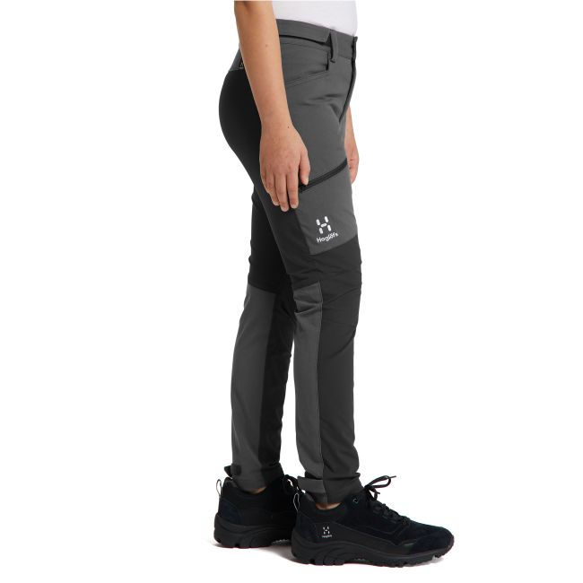 Haglöfs Rugged Pant Junior – Pantaloni outdoor pentru copii - Gri Magnetite/True Black