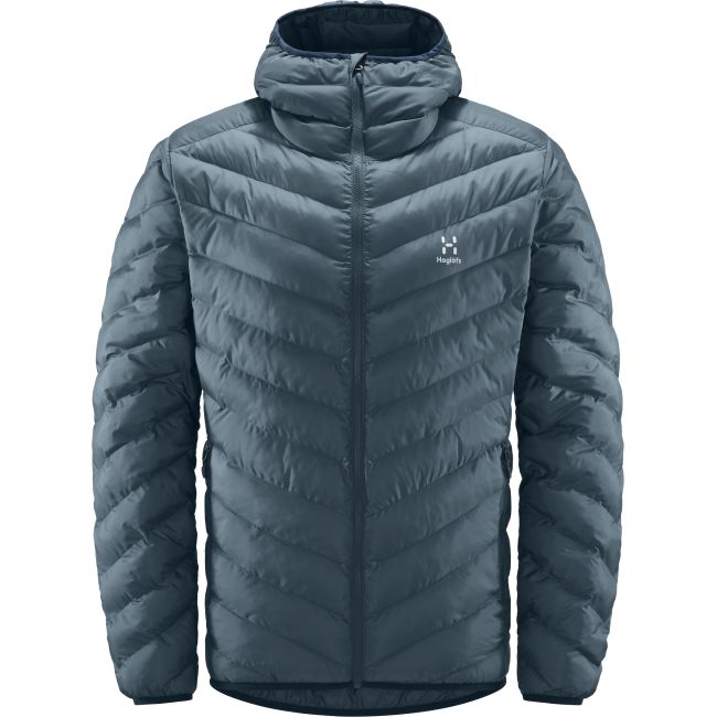 Haglöfs Särna Mimic Hood – Geacă izolată Mimic cu glugă - Albastru Steel Blue