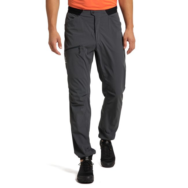 Haglöfs L.I.M Fuse Pant – Pantaloni ultraușori cu uscare rapidă - Gri închis Magnetite