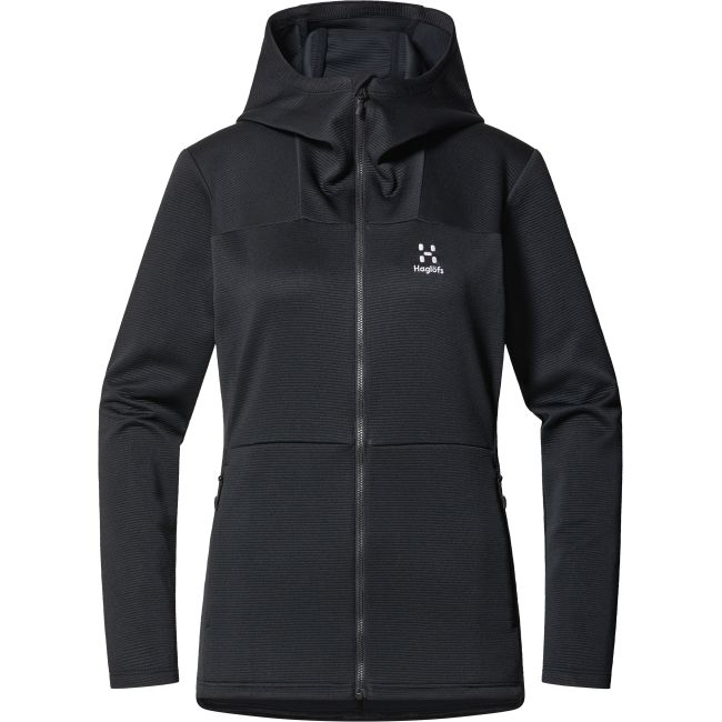 Haglöfs Willow Mid Hood W – Hanorac outdoor - Negru True Black