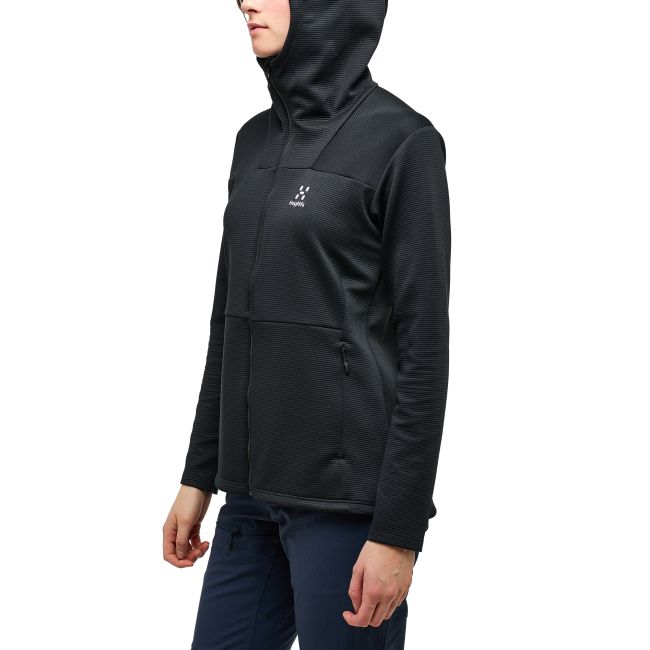 Haglöfs Willow Mid Hood W – Hanorac outdoor - Negru True Black