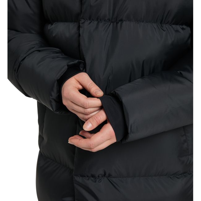 Haglöfs Long Down Parka W – Parka lungă din puf - Negru True Black