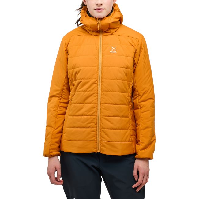 Haglöfs Mimic Silver Hood W – Geacă izolată Mimic Silver cu glugă - Galben Desert Yellow