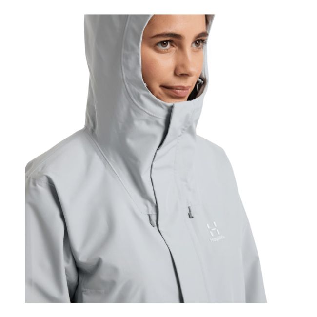 Haglöfs Aria Proof Parka W – Parka impermeabilă - Gri Stone Grey