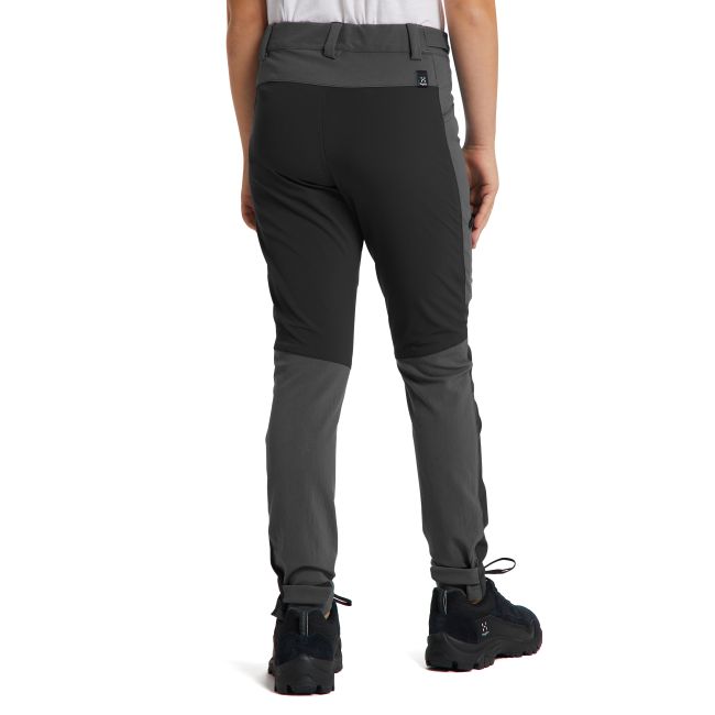 Haglöfs Rugged Pant Junior – Pantaloni outdoor pentru copii - Gri Magnetite/True Black