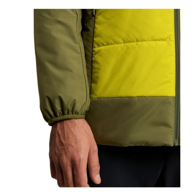Haglöfs Mimic Silver Hood – Geacă izolată Mimic Silver cu glugă - Verde Olive green/Aurora