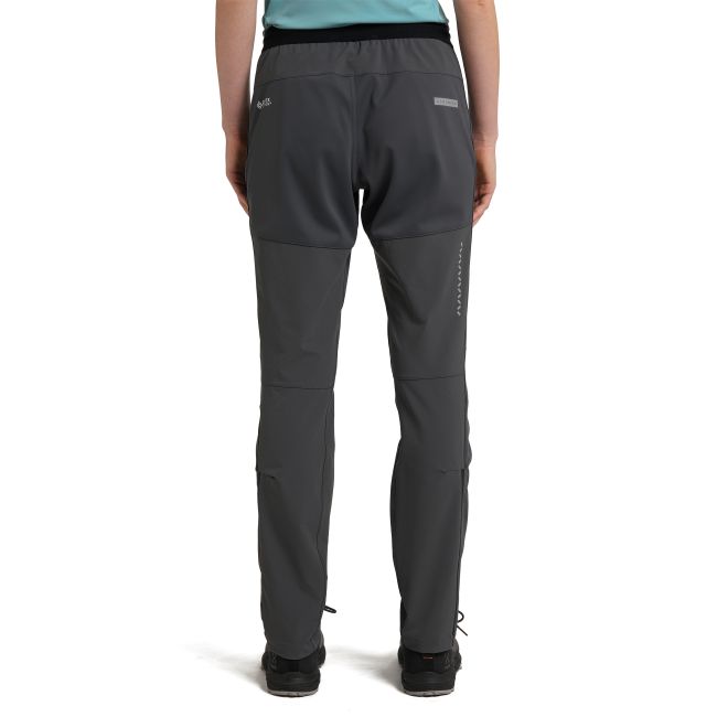 Haglöfs L.I.M Hybrid Softshell Pant W – Pantaloni softshell hibrizi pentru tură de schi - Gri închis Magnetite
