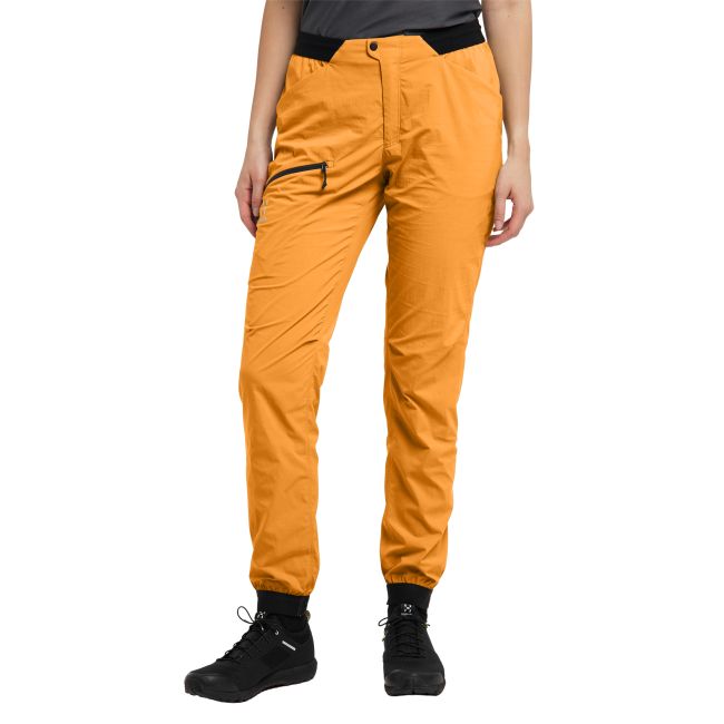 Haglöfs L.I.M Fuse Pant W – Pantaloni outdoor ultraușori - Galben Desert Yellow