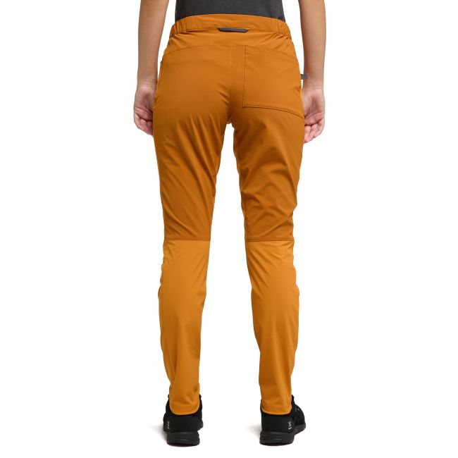 Haglöfs ROC Lite Slim Pant W – Pantaloni de cățărare ușori - Maro Desert Yellow/Golden Brown