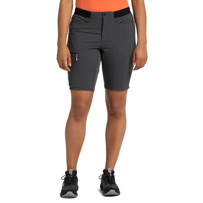Haglöfs L.I.M Rugged Shorts W – Pantaloni scurți de drumeție ultraușori - Gri închis Magnetite