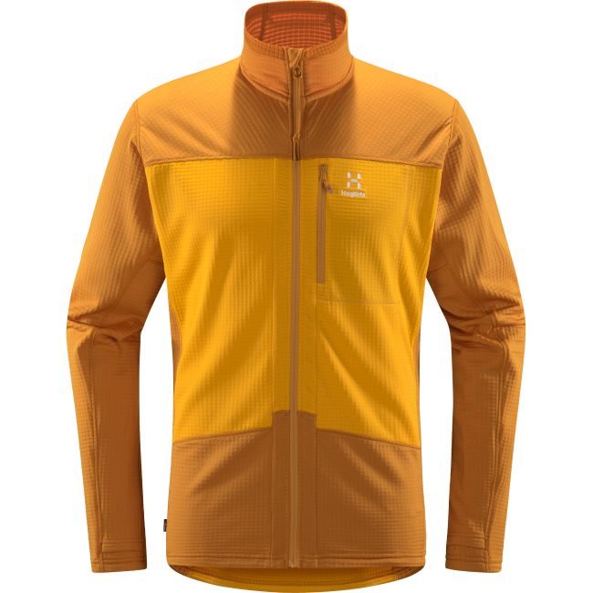 Haglöfs ROC Spitz Mid Jacket – Geacă strat intermediar tehnic - Galben Sunny Yellow/Desert Yellow