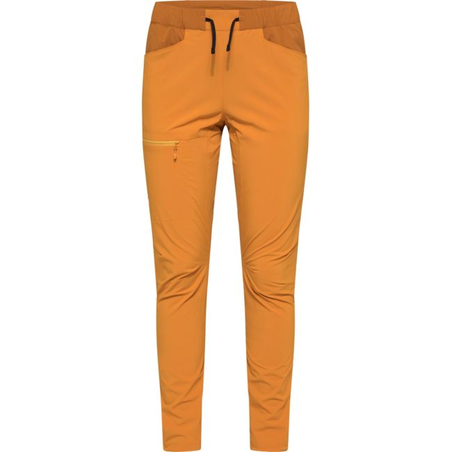 Haglöfs ROC Lite Slim Pant W – Pantaloni de cățărare ușori - Maro Desert Yellow/Golden Brown