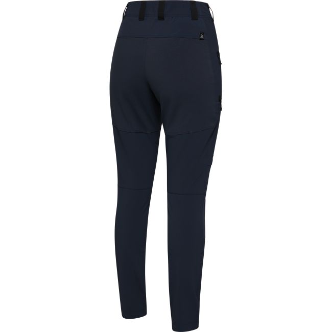 Haglöfs Mid Slim Pant W – Pantaloni softshell outdoor - Albastru închis Tarn blue/True black