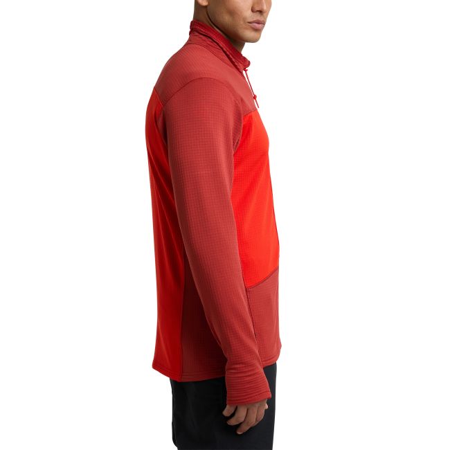 Haglöfs ROC Spitz Mid Jacket – Geacă strat intermediar tehnic - Roșu Zenith Red/Corrosion