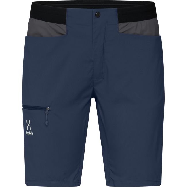 Haglöfs L.I.M Rugged Shorts W – Pantaloni scurți de drumeție ultraușori - Albastru Tarn Blue/Magnetite