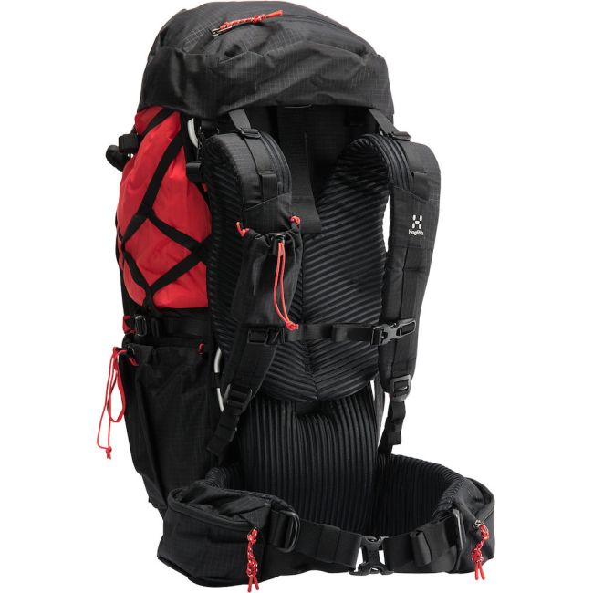 Haglöfs L.I.M ZT 55L – Rucsac de trekking 55 L - Negru/roșu
