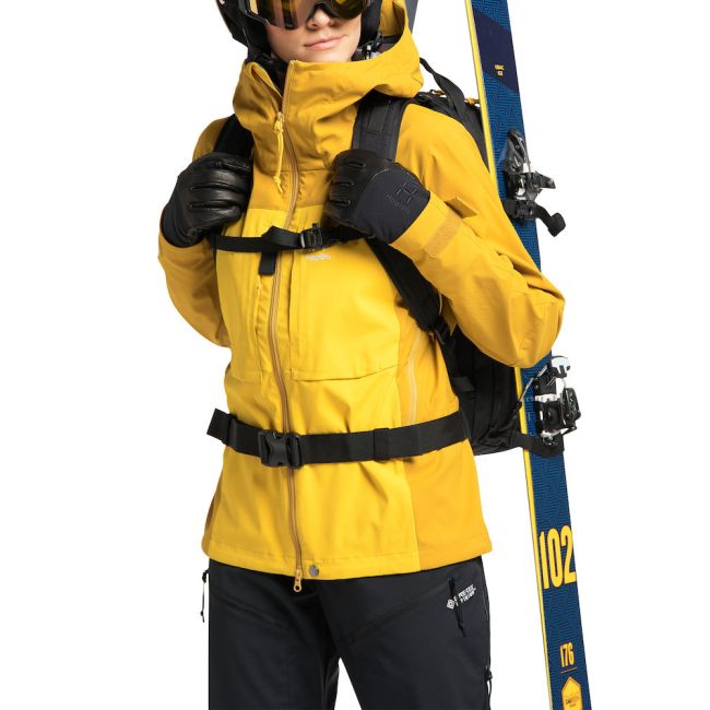 Haglöfs Touring Infinium Jacket W – Geacă softshell pentru tură de schi - Galben