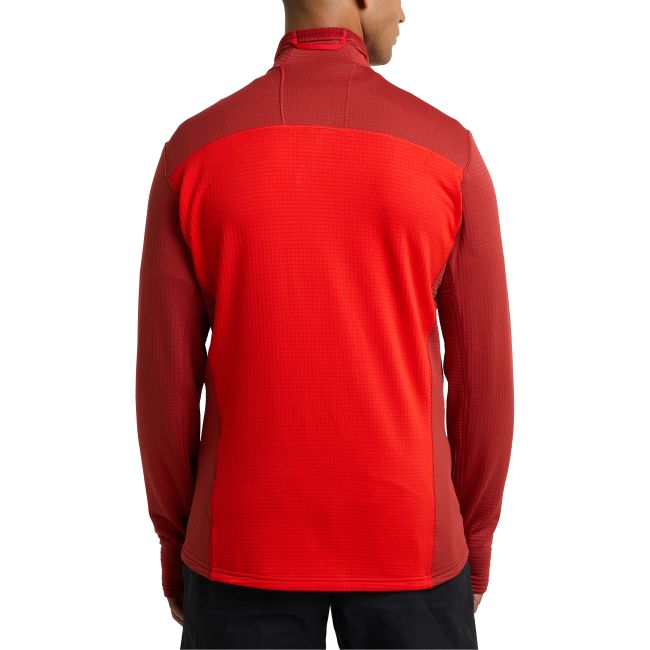 Haglöfs ROC Spitz Mid Jacket – Geacă strat intermediar tehnic - Roșu Zenith Red/Corrosion