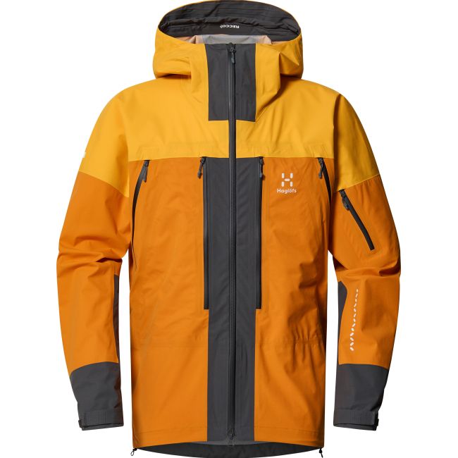 Haglöfs L.I.M Touring PROOF Jacket – Geacă impermeabilă pentru tură de schi - Galben Sunny Yellow/Desert Yellow