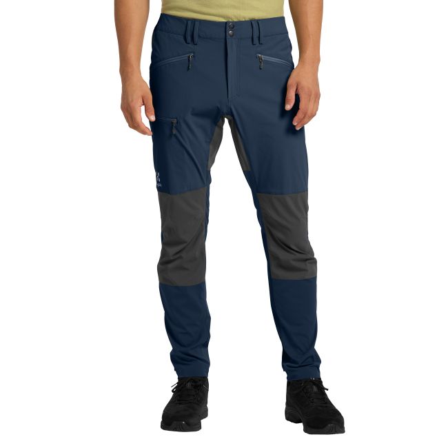 Haglöfs Lite Slim Pant – Pantaloni de drumeție ușori - Albastru închis Tarn Blue/Magnetite