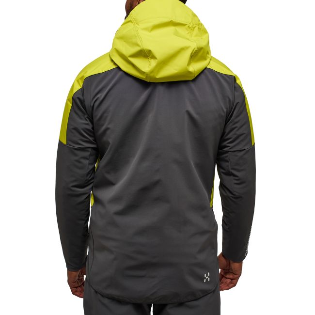 Haglöfs L.I.M Hybrid Touring Hood – Geacă hibridă pentru tură de schi - Verde Aurora/Magnetite