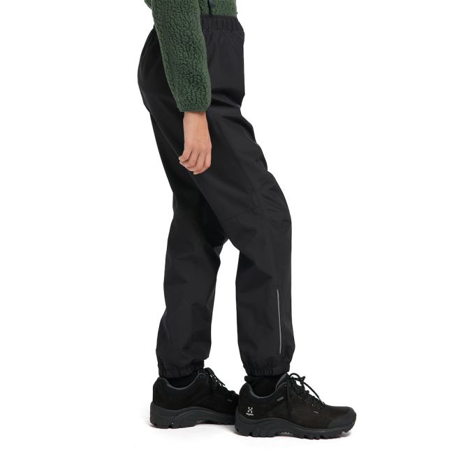 Haglöfs Husk Pant Junior – Pantaloni impermeabili pentru copii - Negru True Black