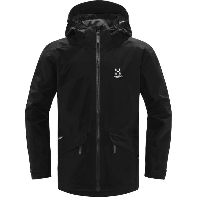 Haglöfs Husk Jacket Junior – Geacă impermeabilă pentru copii - Negru True Black