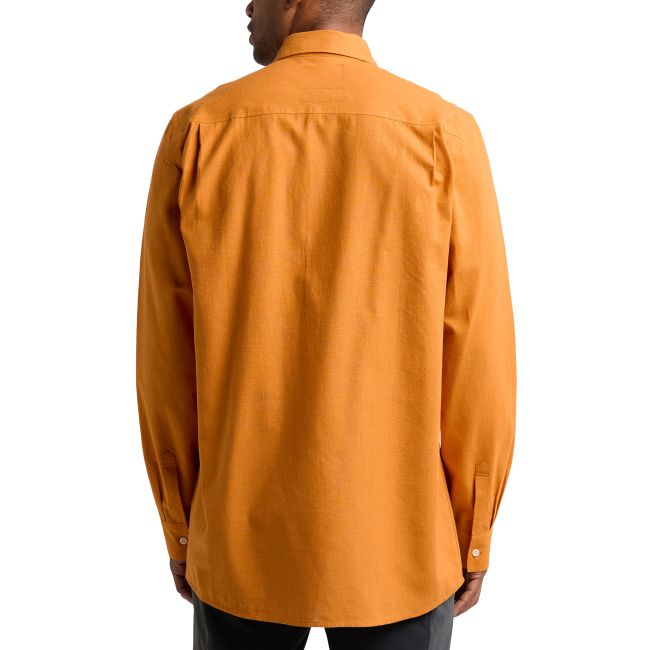Haglöfs Curious Hemp Shirt – Cămașă din bumbac organic și cânepă - Galben Desert Yellow