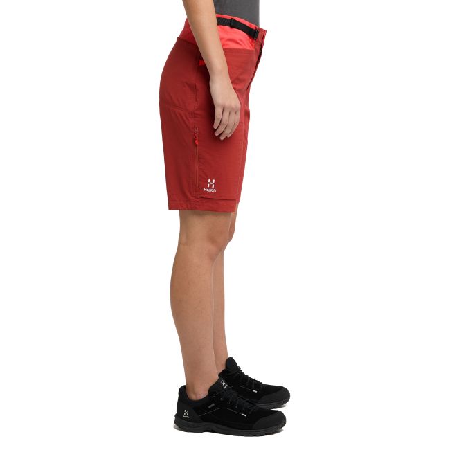 Haglöfs ROC Spitz Shorts W – Pantaloni scurți de cățărare - Roșu Corrosion/Poppy red