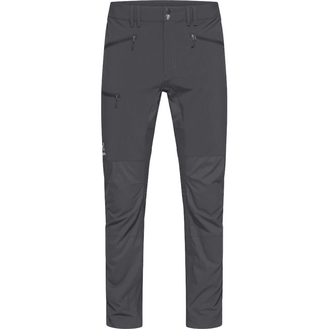 Haglöfs Lite Slim Pant – Pantaloni de drumeție ușori - Gri închis