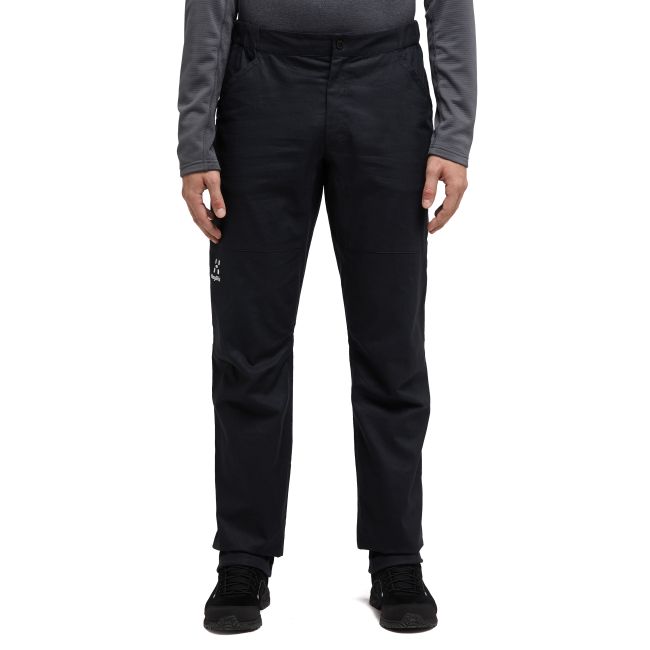 Haglöfs ROC Hemp Pant – Pantaloni de cățărare din bumbac organic și cânepă - Negru True Black