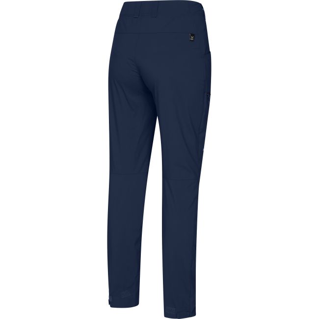 Haglöfs Lite Standard Pant W – Pantaloni outdoor ușori de vară - Albastru închis Tarn Blue