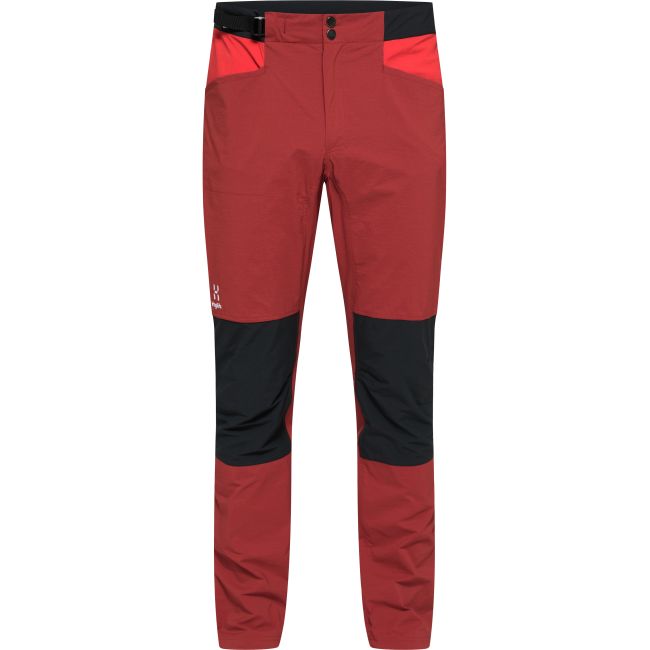 Haglöfs ROC Spitz Pant – Pantaloni de cățărare - Roșu Corrosion/Zenith Red