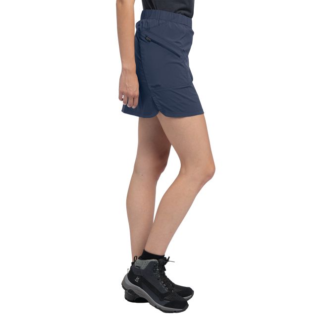 Haglöfs Lite Skort W – Fustă-pantalon outdoor - Albastru închis Tarn Blue