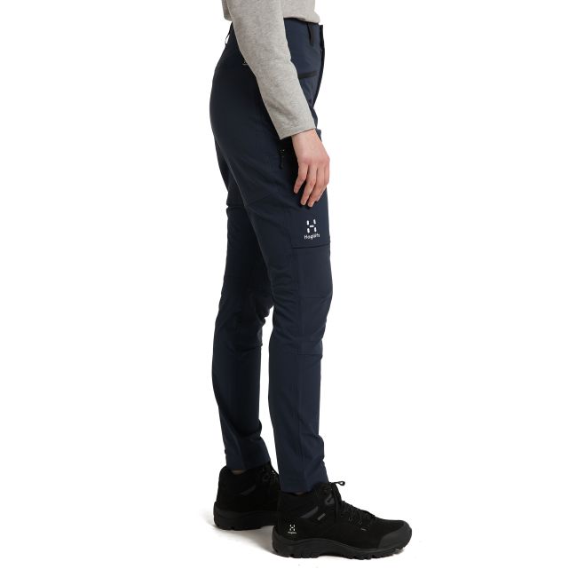Haglöfs Mid Slim Pant W – Pantaloni softshell outdoor - Albastru închis Tarn blue/True black