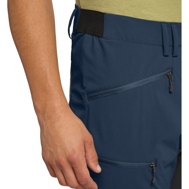 Haglöfs Lite Slim Pant – Pantaloni de drumeție ușori - Albastru închis Tarn Blue/Magnetite